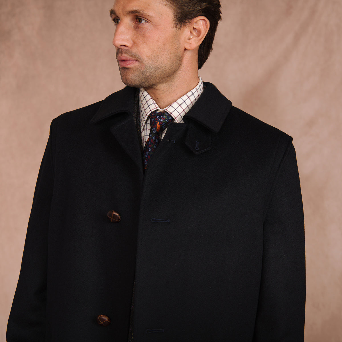 Navy Austrian Hubertus Coat