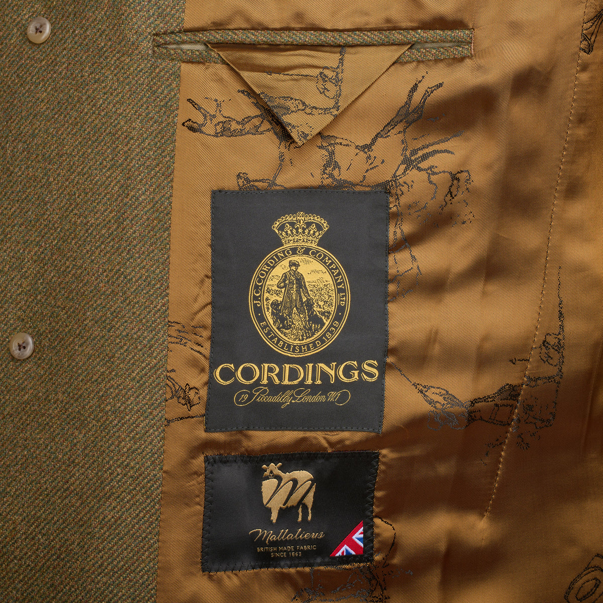Warwick Tweed Overcoat