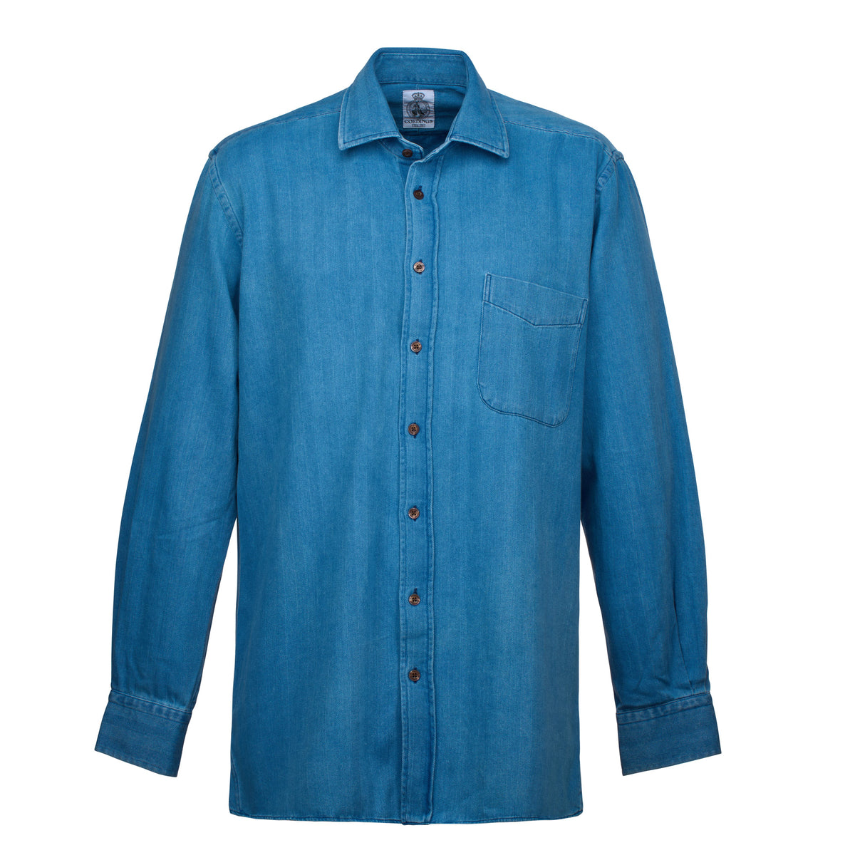 Herringbone Denim Shirt