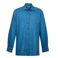 Herringbone Denim Shirt