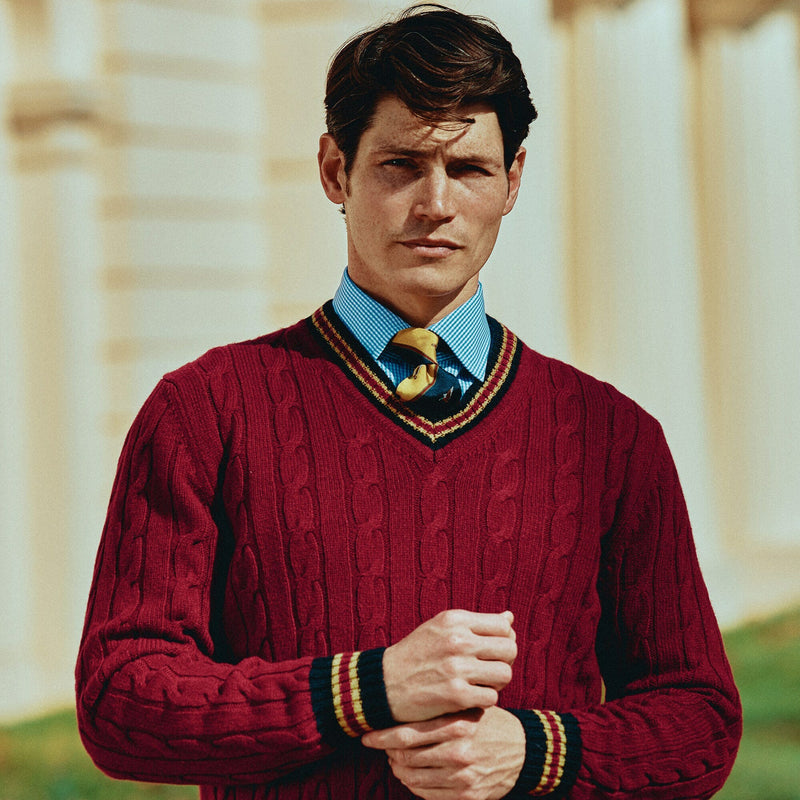 V-NECK JUMPERS