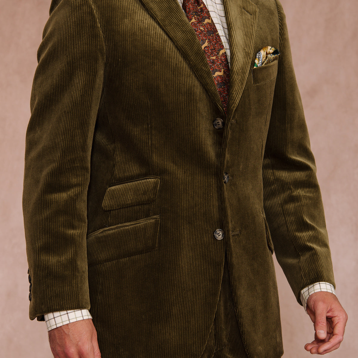 Moss Green York Corduroy Jacket