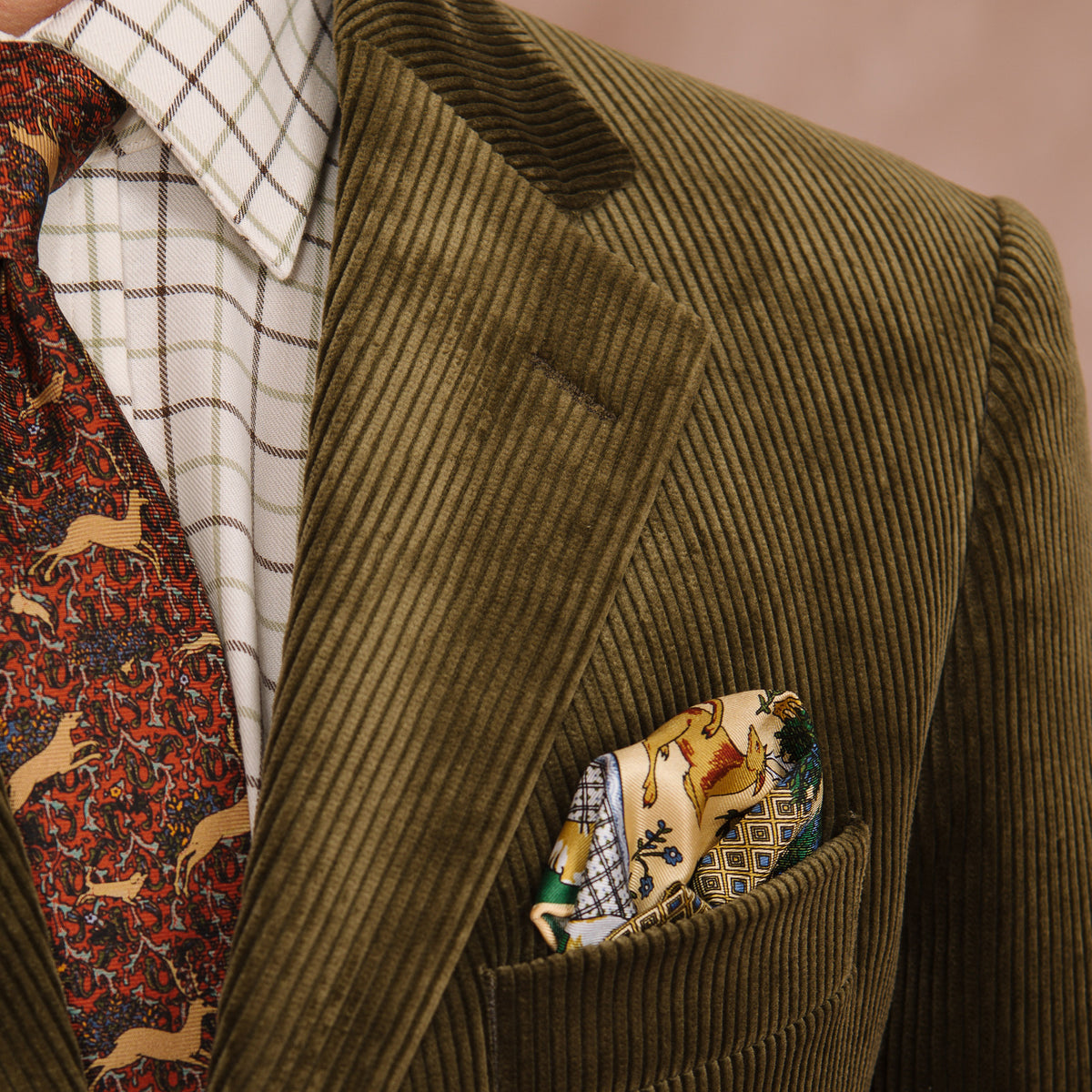 Moss Green York Corduroy Jacket