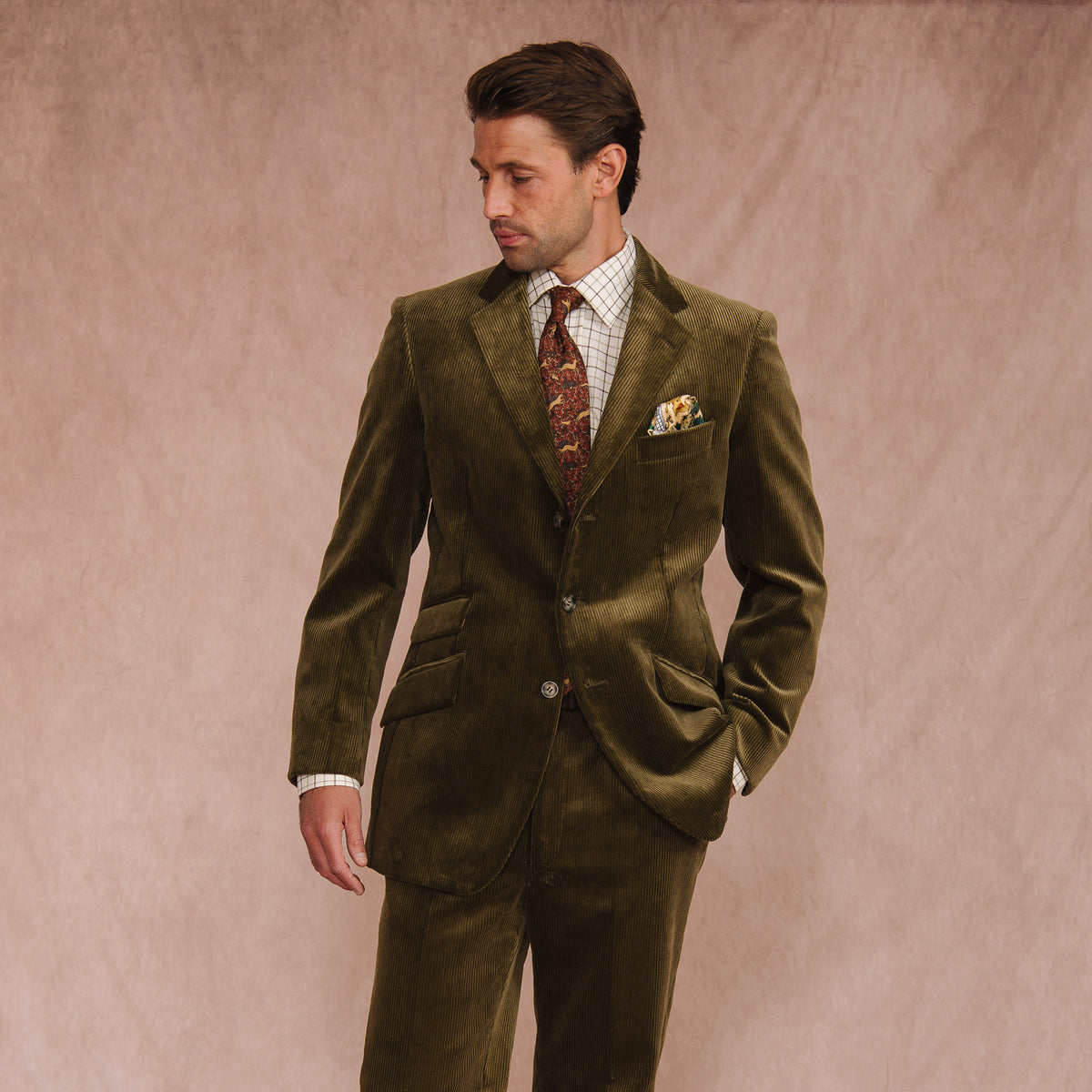 Moss Green York Corduroy Jacket
