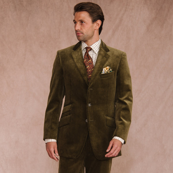 Moss Green York Corduroy Jacket