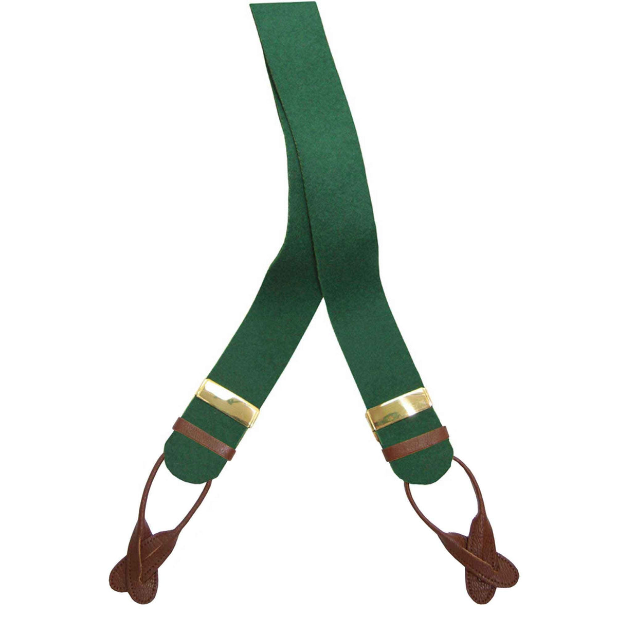 Green Boxcloth Trouser Braces