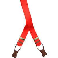 Red Boxcloth Trouser Braces