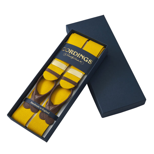Yellow Boxcloth Trouser Braces