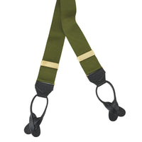 Green Barathea Ribbon Braces