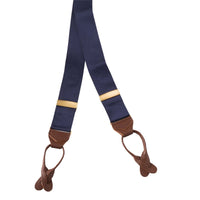Navy Ribbon Braces