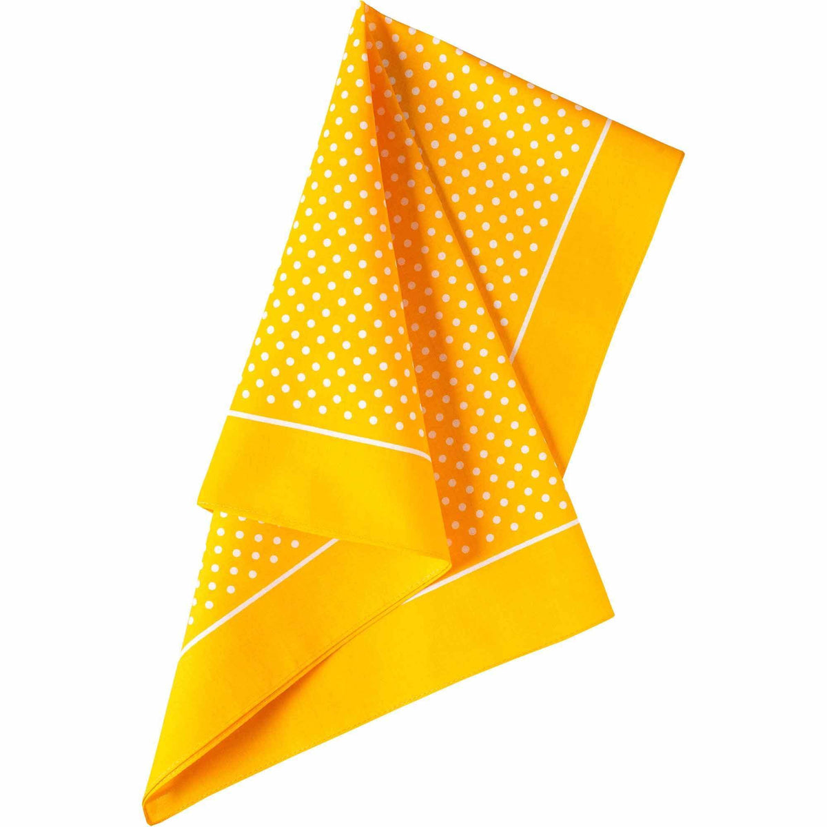Yellow Spotty Cotton Bandana