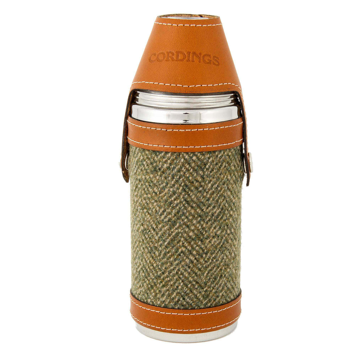 Firley Hunters British Leather 8oz Flask