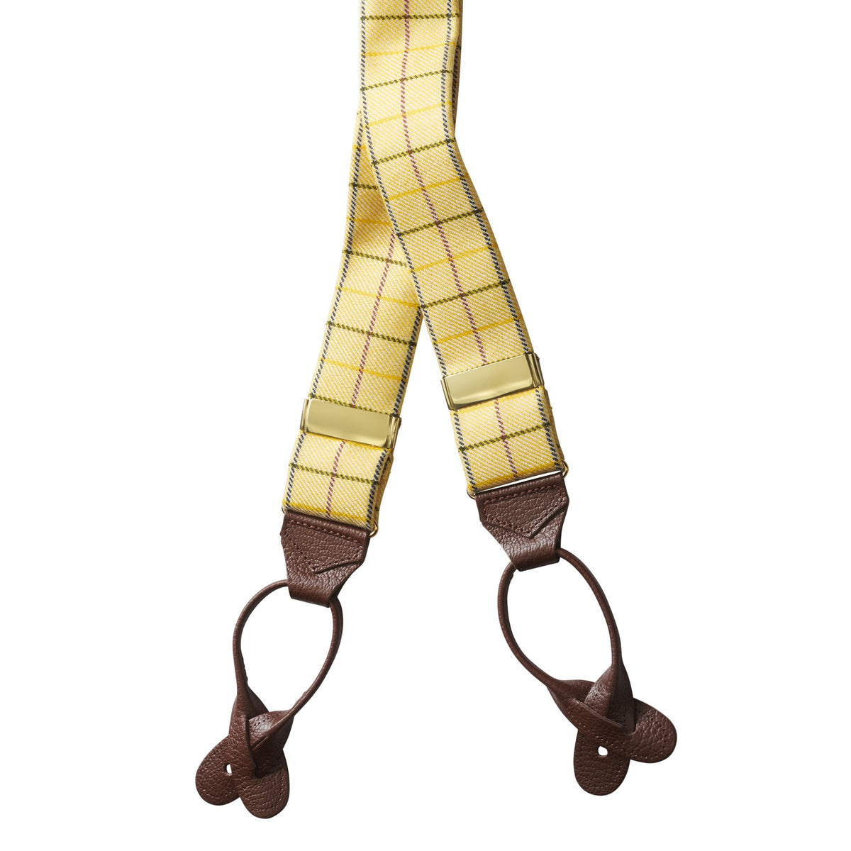 Yellow Tattersall Braces