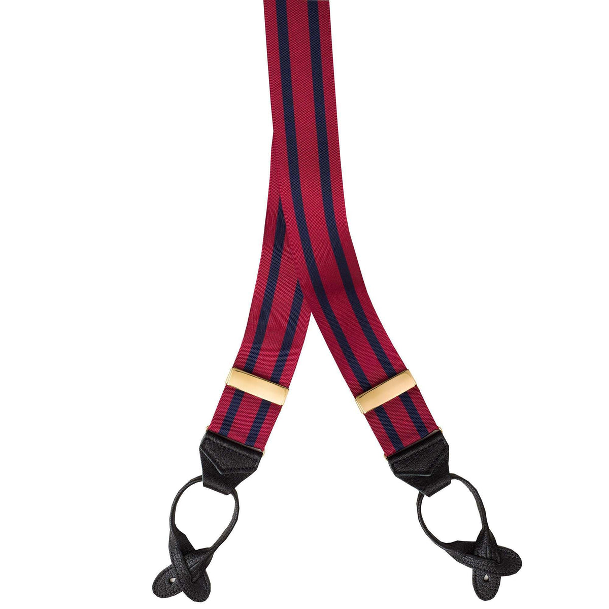 Wine Striped Ribbon Braces