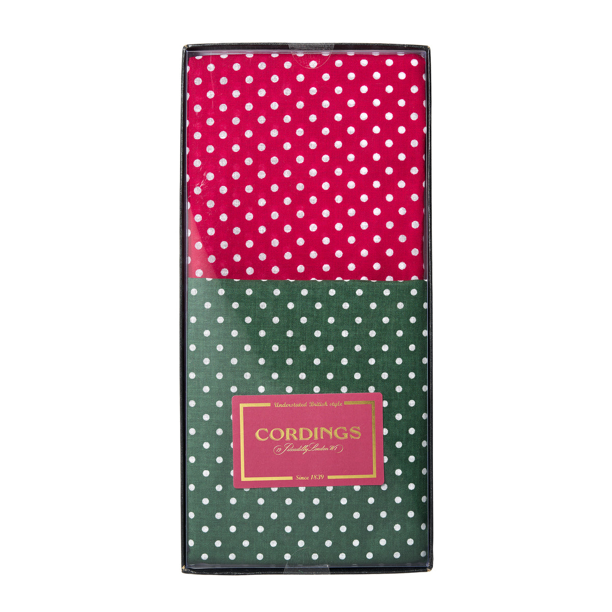 Set of 2 Gift Boxed Spot Cotton Hanks