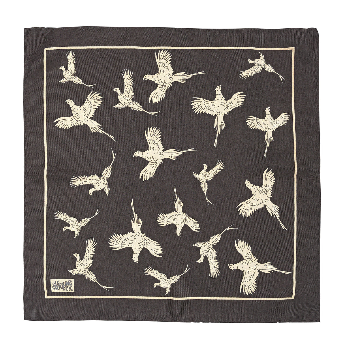 Chocolate Pheasant Silk Hank