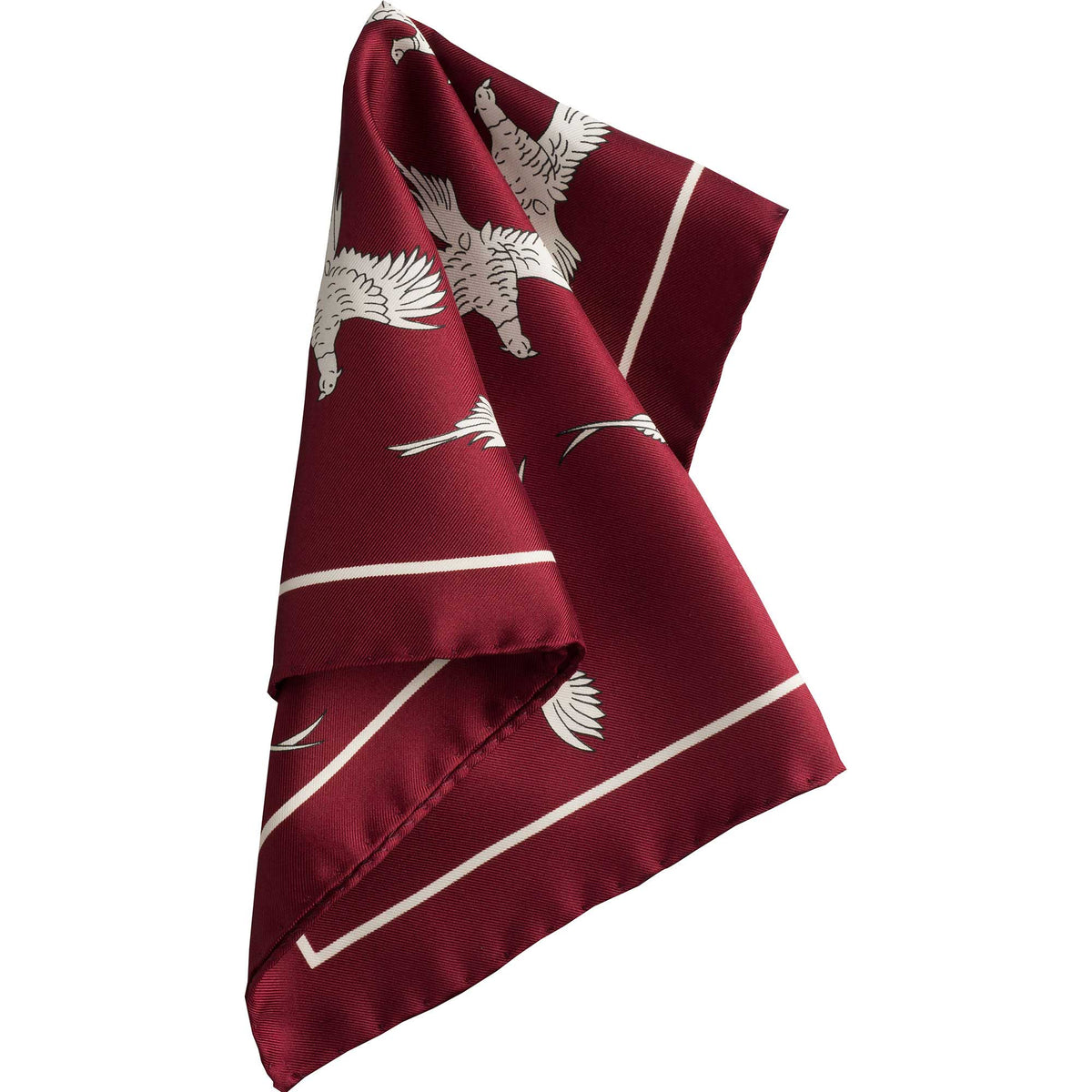 Bordeaux Pheasant Silk Hank