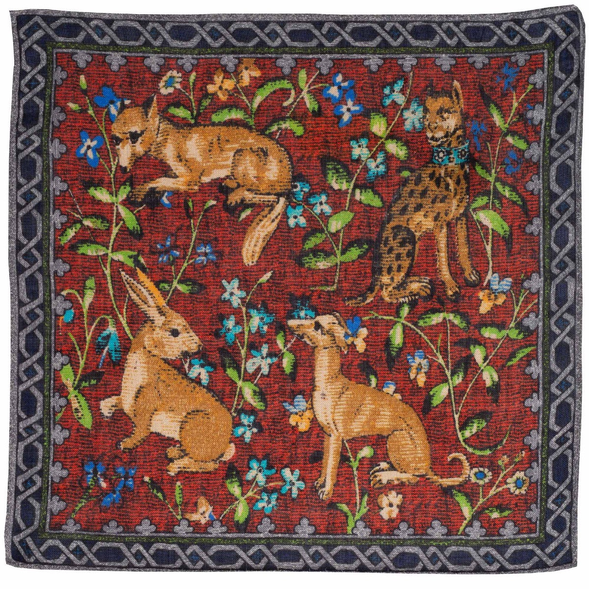 Burgundy Medieval 'Hunting Four' Hank