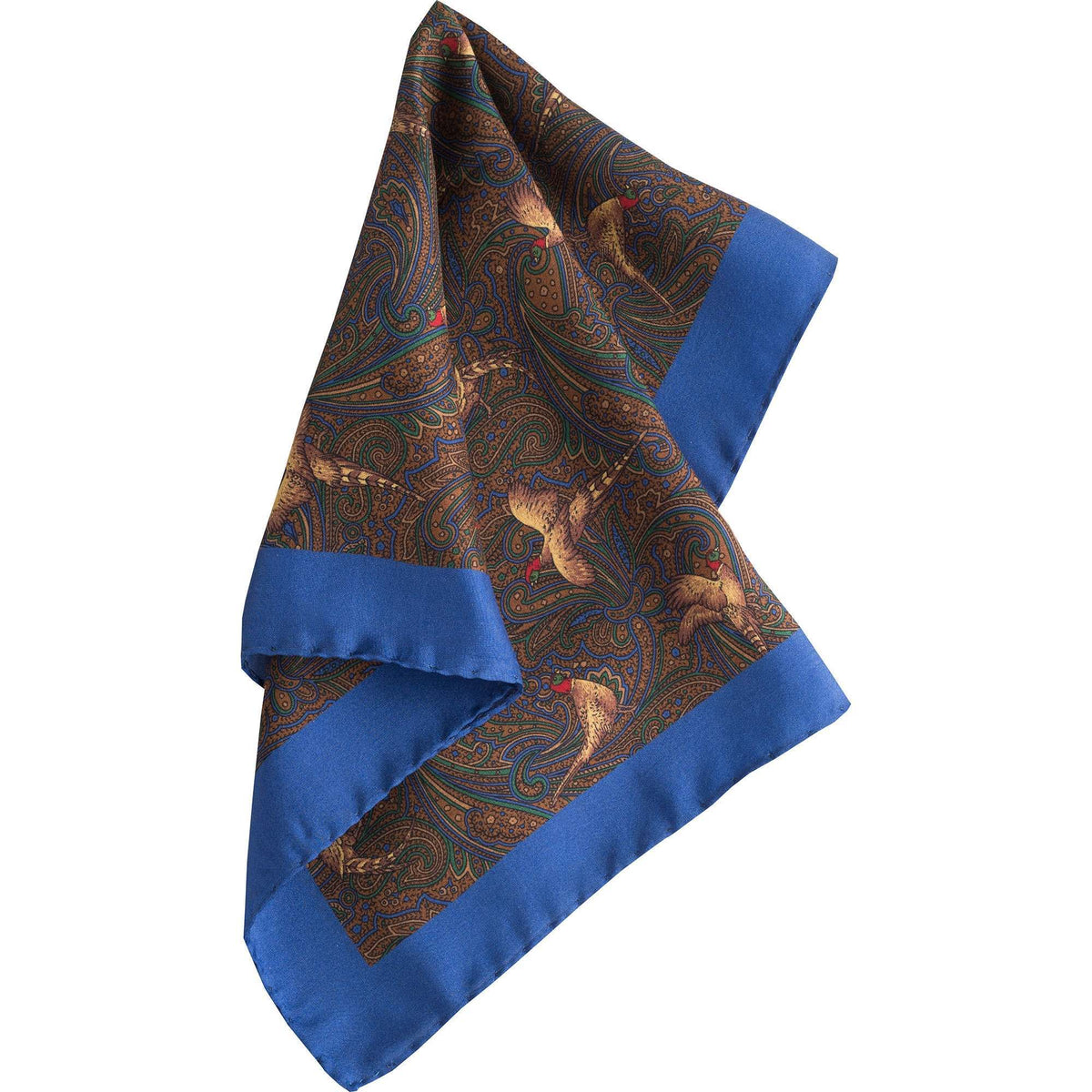 Bronze Pheasant Paisley Silk Hank