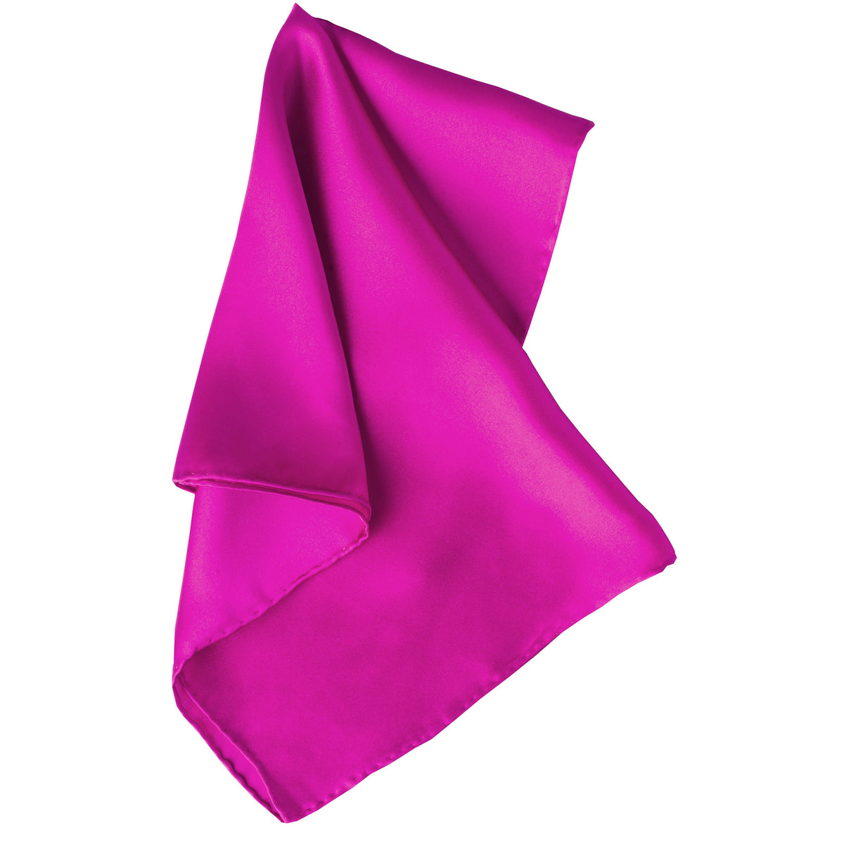 Bright Pink Solid Silk Hank