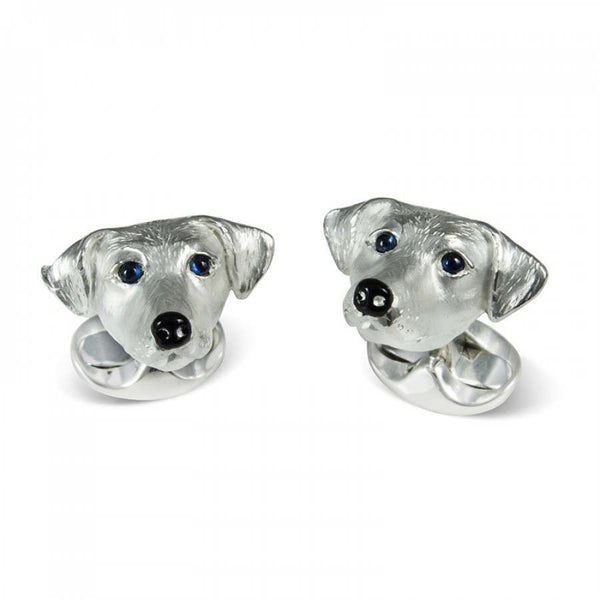 Silver Jack Russell Cufflinks