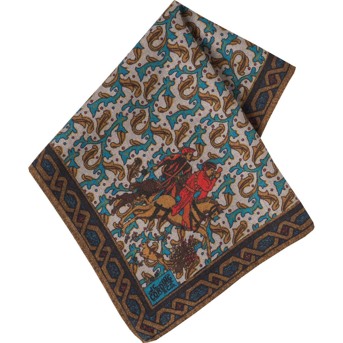 Mid Blue Wool-Challis Hunting Hank