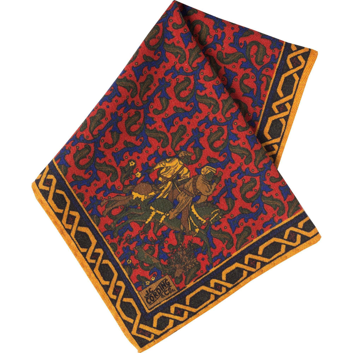 Red Wool-Challis Hunting Hank