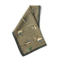 Olive Duck Houndstooth Wool Hank