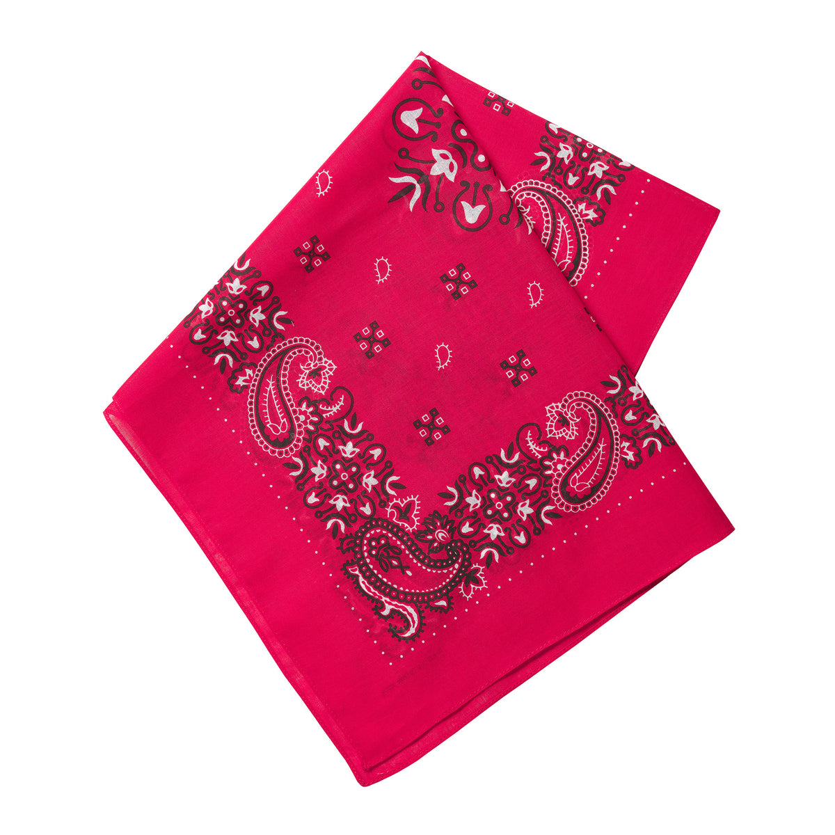 Red Paisley Cotton Bandana