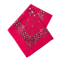 Red Paisley Cotton Bandana
