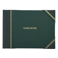 Green Half Bound Leather Game Book