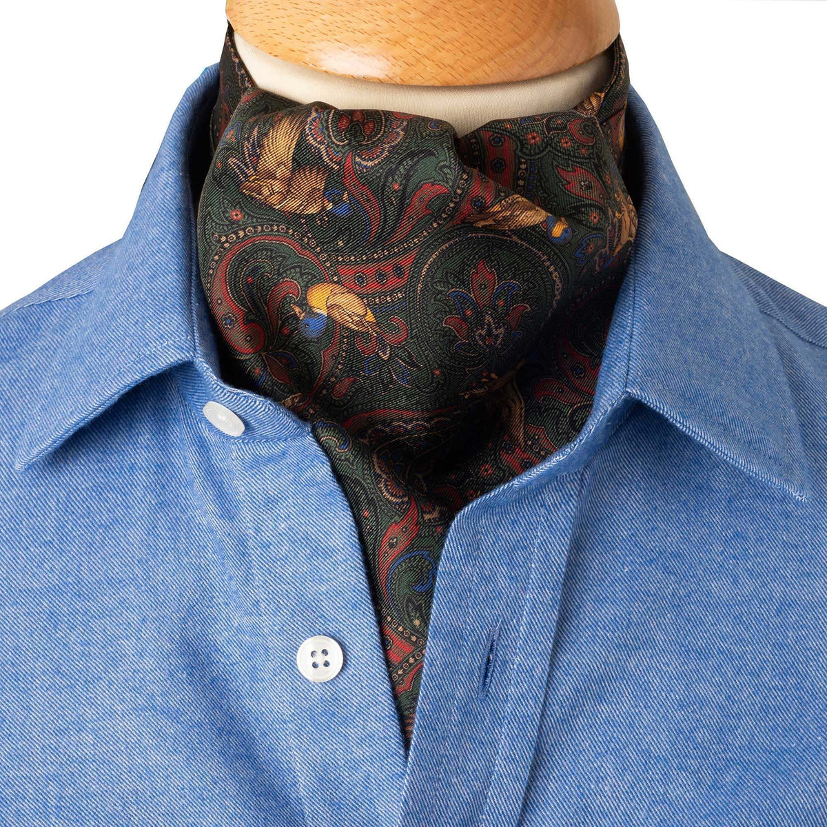 Green Duck Silk Cravat