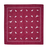 Burgundy Silhouette Game Bird Hank
