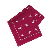 Burgundy Silhouette Game Bird Hank