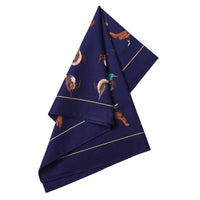 Navy Multi Game Birds Cotton Hank
