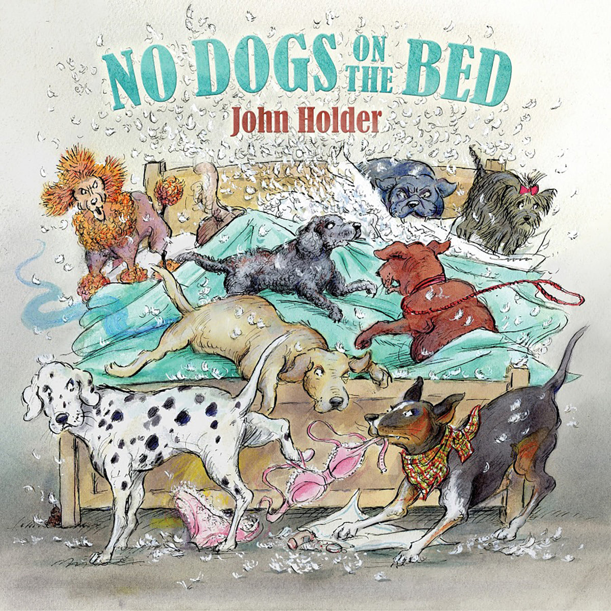 No Dogs on the Bed Hardback Book