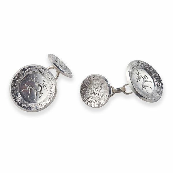 Malcolm Appleby Stag Chain Cufflink