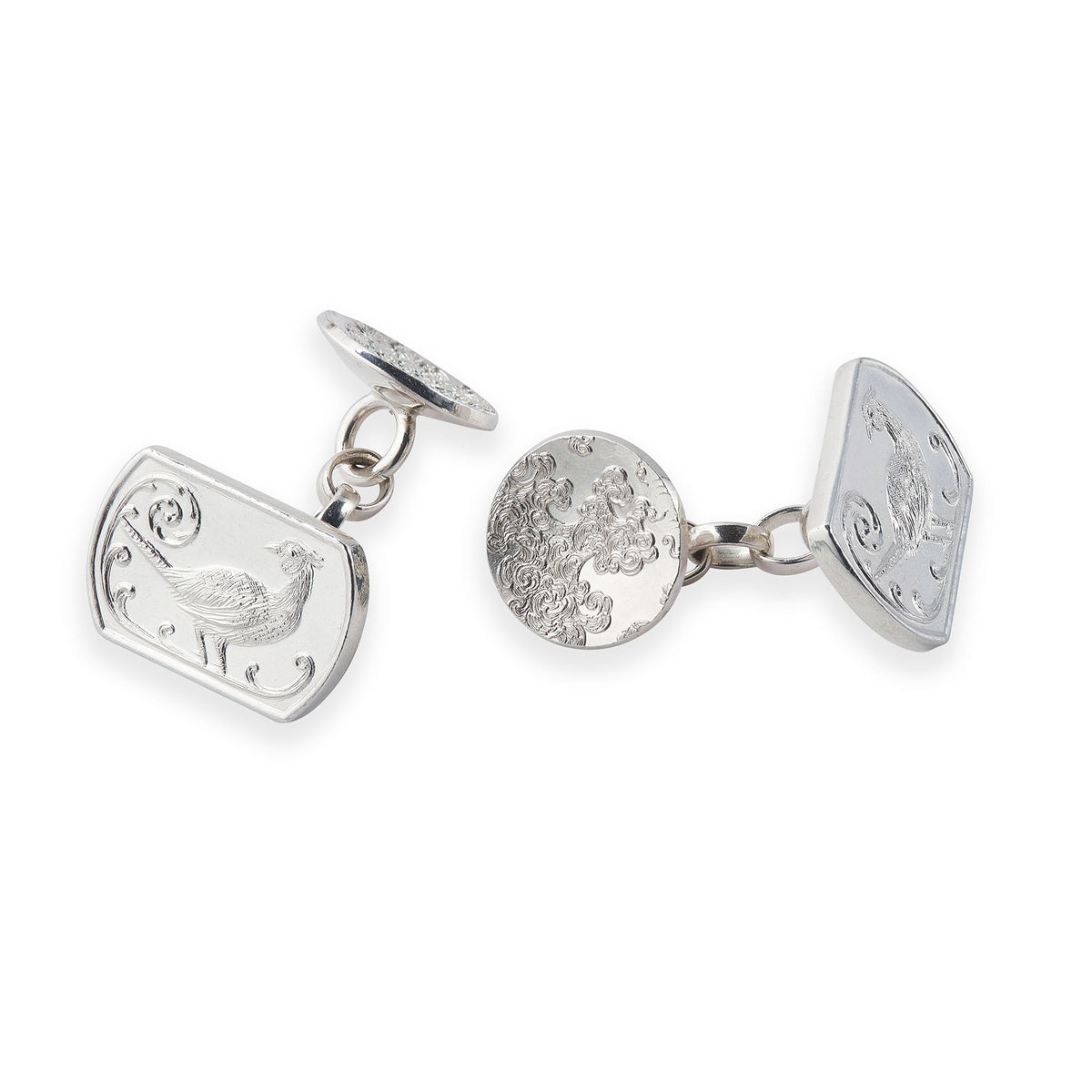 Malcolm Appleby Pheasant Chain Cufflink