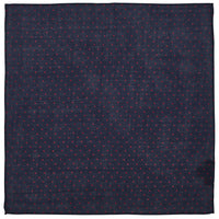 Navy Cashmere Red Spot Hank
