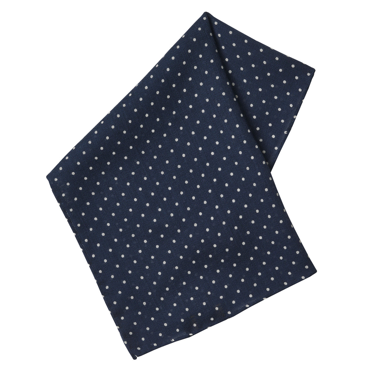 Navy Cashmere White Spot Hank