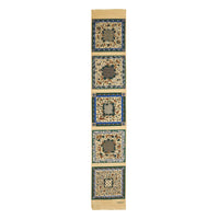 Cream Woodland Madder Silk Scarf