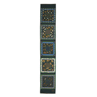 Green Woodland Madder Silk Scarf