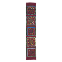 Wine Woodland Madder Silk Scarf