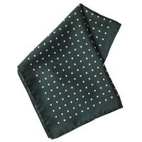 Green Silk White Spot Hank