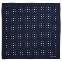 Navy Silk White Spot Hank