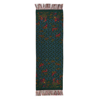 Green Medieval Hunting Silk Scarf