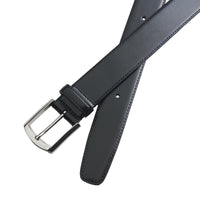 Black Classic Calf Grain Belt