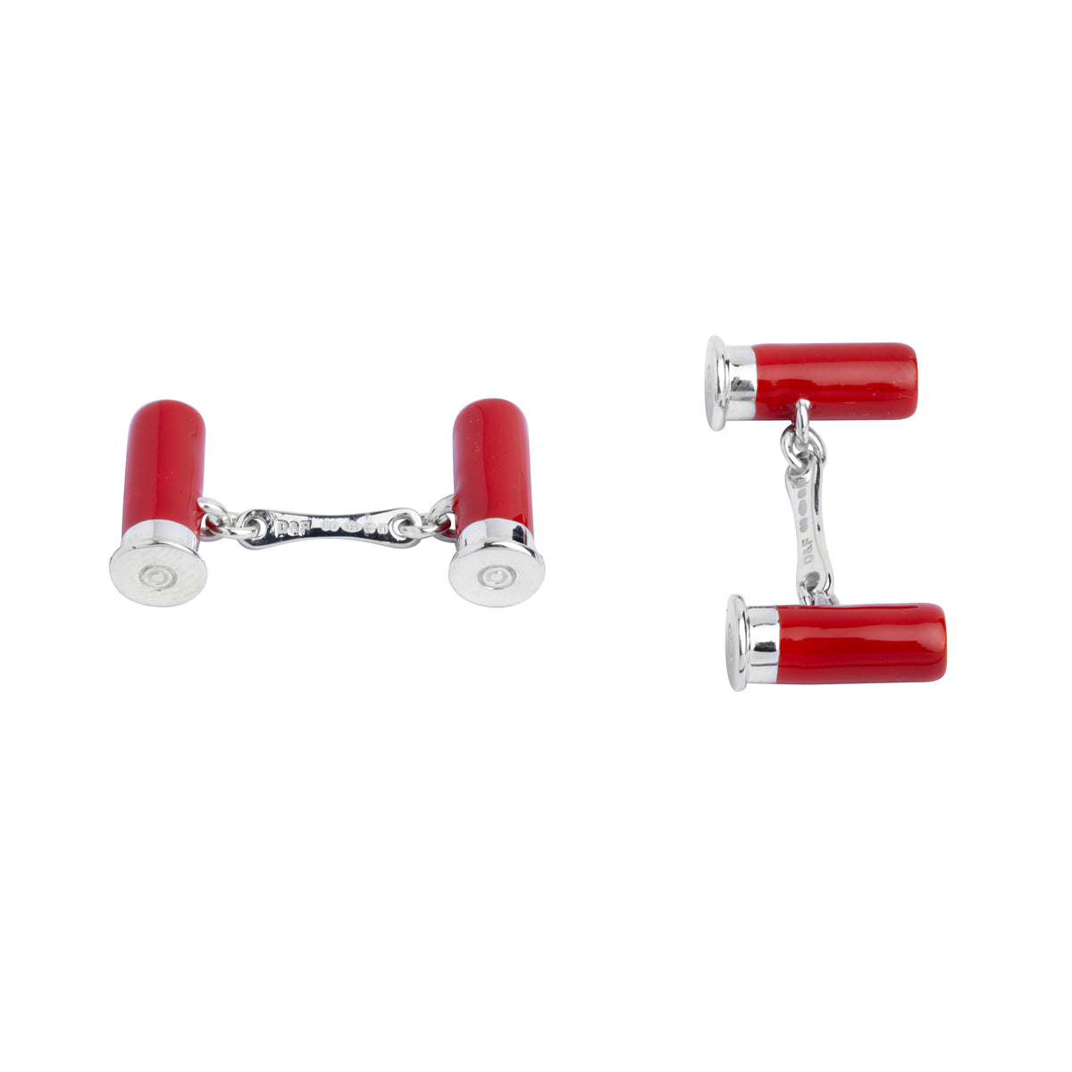 Red Shotgun Cartridge Cufflinks