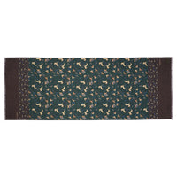 Burgundy Wool & Silk Unicorn Scarf