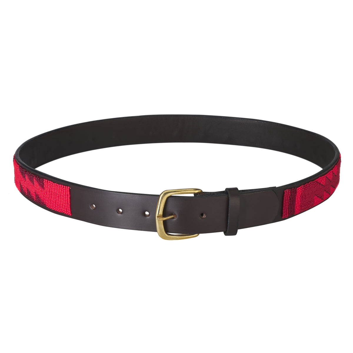 Red Malindi Beaded Belt
